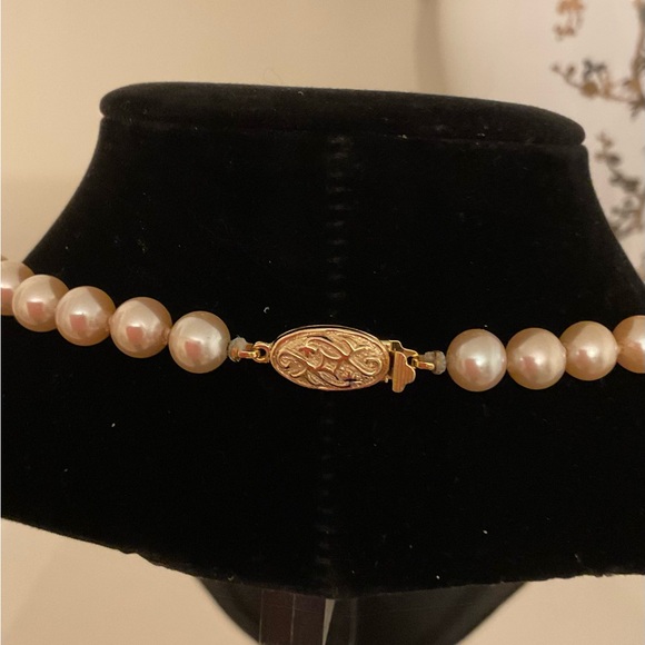 #19 Pearl Upcycled Charm Necklace - Picture 3 of 3